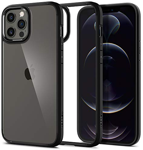 Spigen Ultra Hybrid case compatible with iPhone 12 Pro Max 2020 - Matte Black - 6.68 inches