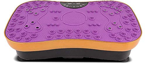 Plataformas vibratorias Placas vibratorias Placa vibratoria ultrafina Control remoto Diseño delgado Panel inteligente Capacidad 120 kg Masaje corporal con bandas de resistencia Fácil de almacenar