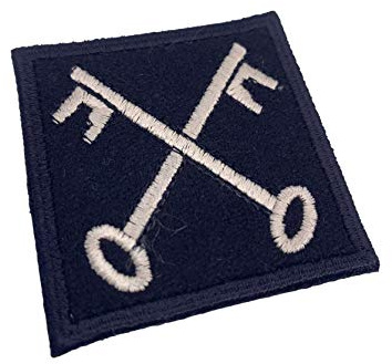 Reproduction WW2 Era British Insignia, 2nd Infantry Division - Felt Backing