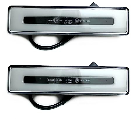 MelTruck® 2x NEON LED Begrenzungsleuchte Seitenleuchte 12V 24V für LKW PKW Anhänger Trailer