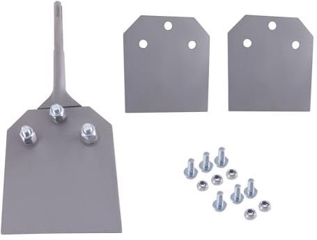 ONLISUM Sds Plus Ciseau à mastic SDS Plus 250 x 100 mm, grattoir de sol pour nettoyer la colle à carrelage, la colle, le tapis, la peinture, avec 2 lames de rechange