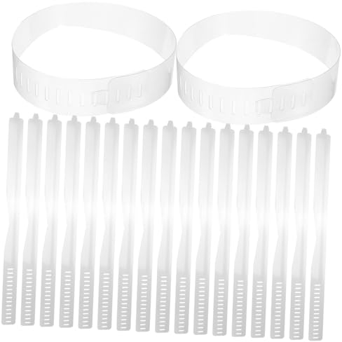 PACKOVE 100stücke Pvc Hemdkragenstützen Verstellbare Transparente Kunststoff-kragenstäbe Für Herren-dressshirts Glatte Oberfläche Praktische Kragenformhalter Für Stehkragen Und Hemdfixieru