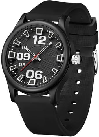 findtime Ladies Watches UK Waterproof Watches for Women Womens Analog Watch Sports Watch with Soft Silicone Strap Girls Watches for Teenager