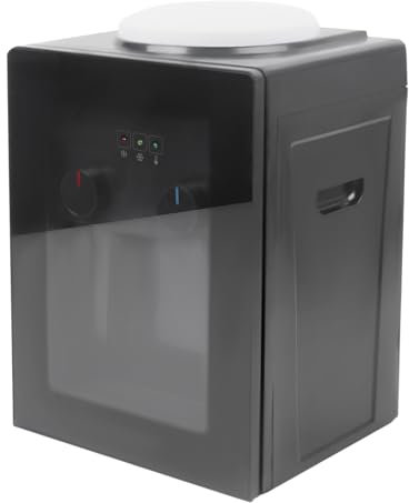 Dispensador de agua eléctrico de 550 W, dispensador de agua caliente y fría de 220 V, con dos salidas, soporte universal para cubos de 3,5 L, 5 L, 10 L y 18 L, para casa, oficina