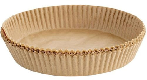 ALGON Airfryer-Papier, rund, 24 cm, 120 Böden, für Luftfritteuse, Antihaftbeschichtung, fettbeständig und hohe Temperaturen, einfach zu bedienen