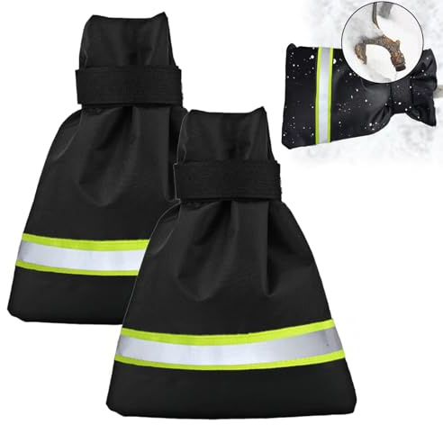 HAFRILY Lot de 2 housses de robinet d'extérieur pour l'hiver - 18 x 25 cm - Protection contre le gel - Protection contre le gel et le gel - Étanche