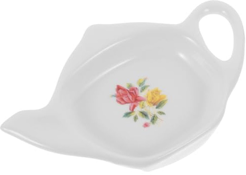 TOYZFRIENDY Platillo De Cerámica Multifuncional Forma De Tetera para Bolsitas De Té Soporte y Posavasos Ligero y Resistente para Cocina y Sala