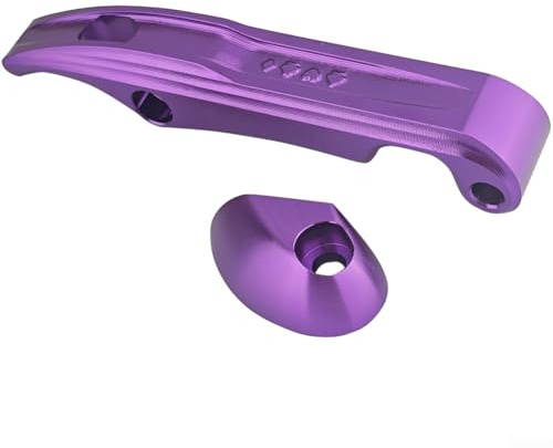 Feeshoppher Cerradura de seguridad plegable de aleación de aluminio con mecanizado de precisión CNC y diseño compacto de 115 mm para modelos Dahon, rosa, rojo, morado, rosa, cian, fácil de instalar