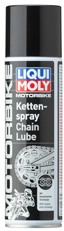 LIQUI MOLY Motorbike Spray per catene, 250 ml, Motocicletta lubrificante Harried senza rame, SKU: 1508