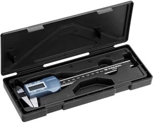 FACOM - Digitaler 150-mm-Werkstatt-Messschieber, 1/100, IP20 — 1300EA — Werkstattwerkzeuge im Taschenformat — Präzises Messgerät — mehrere Messeinstellungen — wird mit Batterie geliefert