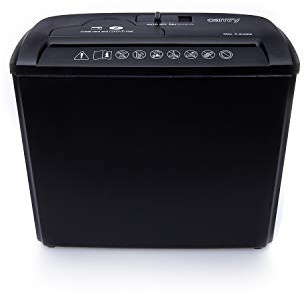 CAMRY Papier/CD/ATM-Karten-Aktenvernichter schwarz, Mehrfarbig, Einheitsgröße, CR 1033