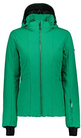 CMP Skijacke Snowboardjacke Woman Jacket Zip Hood grün Winddicht (48)