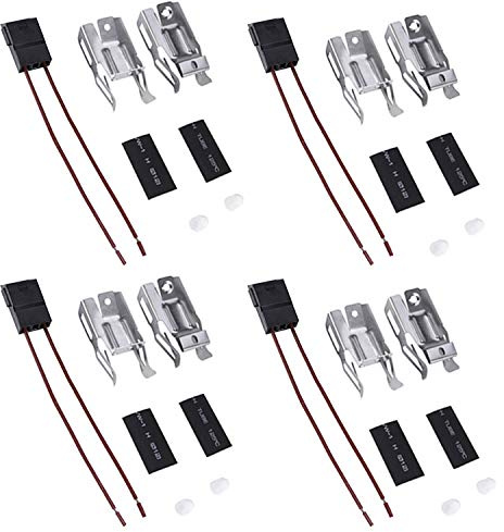 Range Surface Element Receptacle Terminal Block Kit 5303935058 ERR117, Replaces 330031 WB17X210 814399 RR109 5303274292 5301167733 (4 Pack)