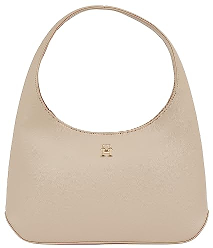 Tommy Hilfiger Damen Tasche Staple mit Reißverschluss, Beige (Merino), Onesize
