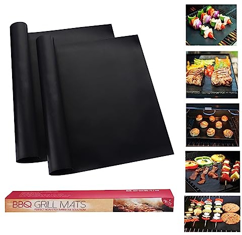 Ofeneinlagen für den Boden des elektrischen Gasofens – 2 Stück, große, robuste Ofenmatte, hitzebeständige Ofeneinlagen für den Boden des Elektroofens, 40 x 60 cm. (2 Stück)