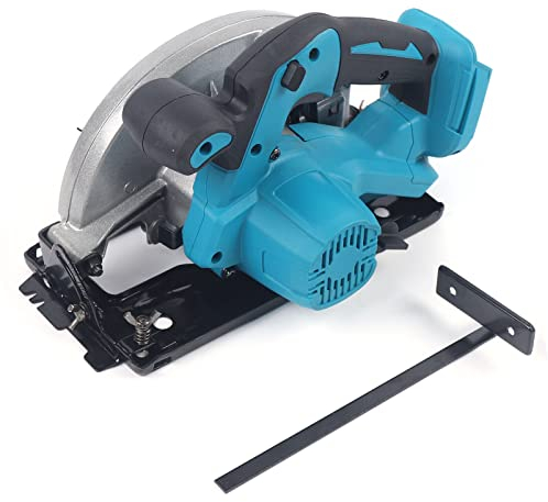 Mini sega circolare a batteria, 1380 W, 175 mm, 18 V, batteria al litio per legno, metallo morbido, piastrelle, blu