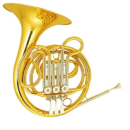 Horns Eb/F Drei-Tasten-Jagdhorn Mini-Taschenhorn Blasinstrument