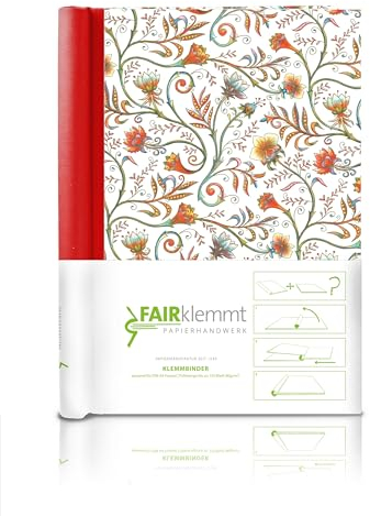 FAIRklemmt Klemmbinder Il Giardelino Rosso, A4, Rot