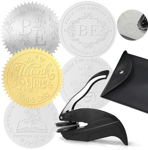 Personalisierter Hochzeits-Initialen-PräGestempel, Individueller Kranz-PräGestempel Mit Namen, Individuelle Monogramm-Hochzeitseinladungen
