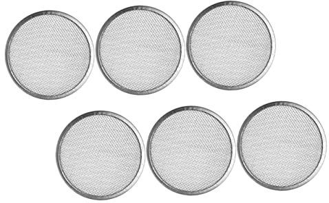 Ciieeo Siebdeckel für Mason Gläser 70mm aus Edelstahl 6 Stück Keimglasdeckel mit Filterfunktion für Keimlinge und Sprossen im Haushalt