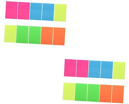 20 Stk Haftnotiz memo notizen note book notizblöcke notenblätter notizklotz notenheft notizgitter sticky notes transparent zudecken Aufkleber Etikett Notizbuch Hinweis das Haustier