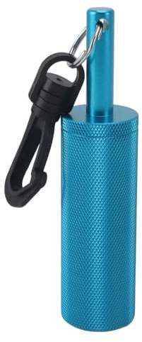 Signalglocke, Tauchstab, Ger?uschmacher, Klarer Klang, Unterwasser-Shaker-Glocke aus Aluminiumlegierung mit Clip (Blue)