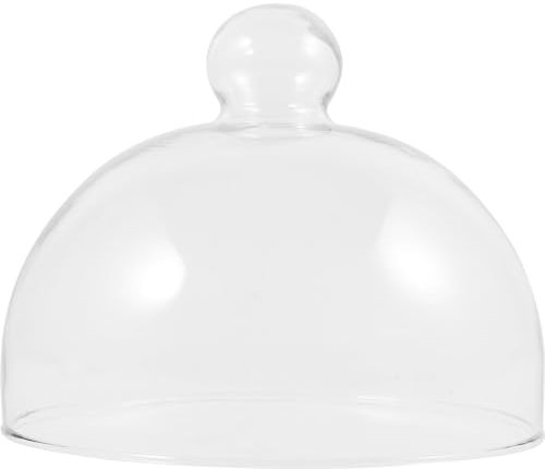 HOLIDYOYO À Gâteau Transparent En Verre 7 Pouces Avec Plateau Pour Présentation Et Protection Des Desserts À La Maison Et Au Restaurant