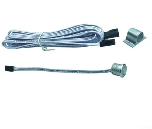 Controller con sensore di movimento PIR, cavo di prolunga da 5 m, 12 V/24 V, per sensore di movimento a LED, controller di luce per scale, sensore di movimento (cavo)