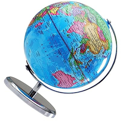 Globo Terráqueo de Mesa Iluminado para Niños, Aprendizaje Escolar