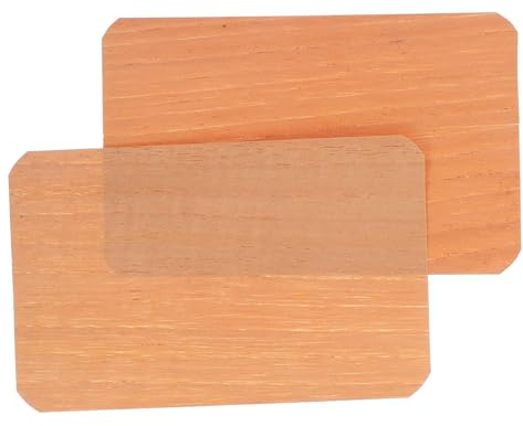 DEARMAMY Wooden Cedar Chips Maintain Optimal Moisture Levels Large Spanish Cedar Sheets 2pcs for Humidor Divider and Cigar Storage to Absorb and Release Humidity for Bars and Office Use