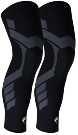 Flytex - Maintiens de Compression V2 - Soulagement Douleurs & Blessures aux Genoux - Arthrose, Menisque Fissuré, Ligament Croisé, Essui-Glace - Idéal pour Running, Rando, Vélo, Fitness, Basketball, L