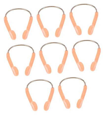 NULYLU Schwimm Nasenclip Wasserdichter Nasenclip für Erwachsene Teiliges Hautfarbe für Schwimmtraining Schützt Wasserinhalation Reißfest Reinigen