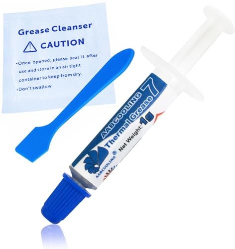 AABCOOLING Thermal Grease 7 – Hochleistungs-Wärmeleitpaste 1g – Niedriger thermischer Widerstand, hohe Viskosität, Nicht leitend, CPU, GPU, PC, Laptop, Konsole, Smartphone, einfache Anwendung