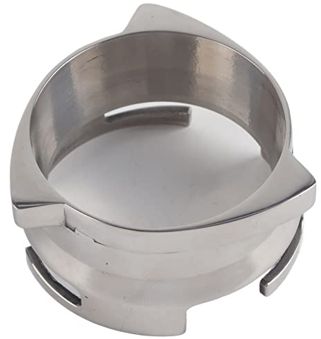 Imbuto dosatore manuale da 54 mm, meno imbuto dosatore polvere di caffè in acciaio, accesso caffè ruotabile con macinatura automatica, compatibile per