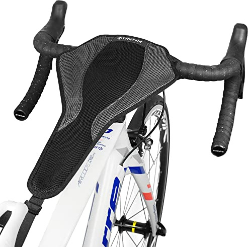 Thinvik Cubierta de Sudor Avanzada para Bicicleta - Protector de Cuadro para Entrenamiento en Rodillo - Absorción Anticorrosión, Amplia Protección para Ciclismo Interior