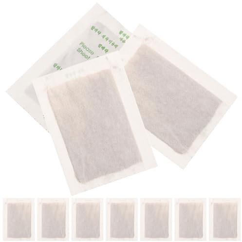 Homoyoyo Parches Detox para Pies, 10 Almohadillas de Jengibre Naturales Transpirables para Cuidado y Reducción de Olor en Uso Doméstico