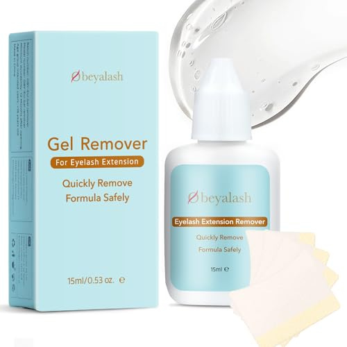 Obeyalash Eyelash Remover for Extensions Eyelash Extension Remover Individual Eyelashes Extensions 15ml Lash Extension Remove for Artist of Grafting Gel Remove