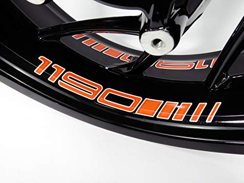 BIKE-label Felgenbett-Aufkleber 4er Set kompatibel mit KTM 1190 Adventure 790080