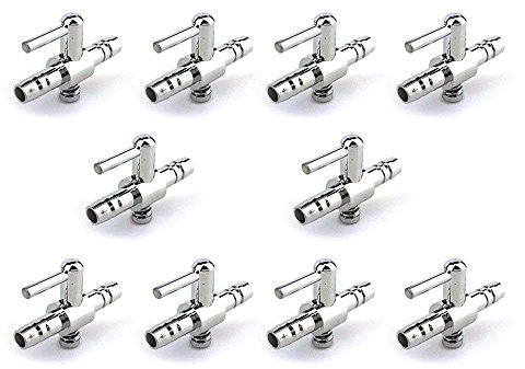 Chiloskit 10 Pieces Single Way Air Valve One Way Valve Distributor Splitter for Air Aquarium Pump