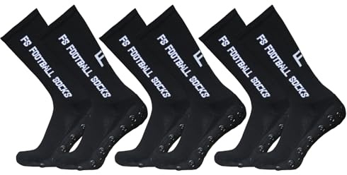 Lixada Fußballsocken Kinder Herren Stutzen Stutzenstrumpf,Unisex Outdoor-Sport-Laufsocken Kompressionsstretch-Socken Sportliche Fußball-Fußball-Socken Anti-Rutsch-Socken mit Griffen,3 Paar（39-46）