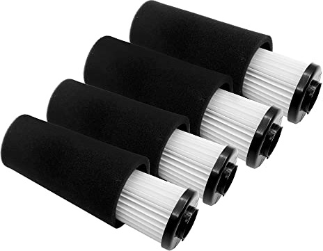 4 Pack Filters Compatible with Dirt Devil Style F112 Endura Replacement Odor Trapping Filter,UD20120NC, UD70161, UD70164, UD70174，Compares to AD47936