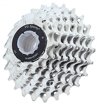 VG SPORTS 8 Speed Cassette 11-25T/11-28T/11-32T/11-36T/11-40T/11-42T for Road Bike/MTB Cassette, Bike Cassette Compatible with Shimano/Sram