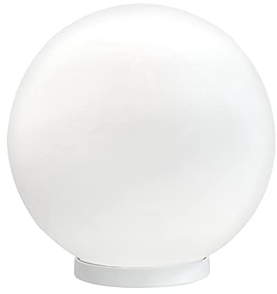iSnatch Hey Table – Lampada da Tavolo Smart Wi-Fi LED RGB+CCT, Sfera in Vetro Opale, 360 Lumen, Dimmerabile, Timer e Music Light, Compatibile con Alexa e Google Home