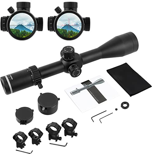 ToopMount Monokular Zielfernrohr 6-24x50 First Focal Plane View Finder Sight mit Side Focus Funktion mit 20mm Picatinny Weaver Montageschiene & 11mm Schwalbenschwanzmontage Ringe