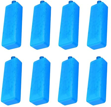 Ice Packs Freezer Blocks, 2/3/5/8 Pack 350ml Cooler Blocks for Lunch Boxes Cool Boxes Cooler Bags Air Conditioner Fan, Reusable Freezer Ice Packs, Cold Freezer Packs for Camping Picnic Travel Beach