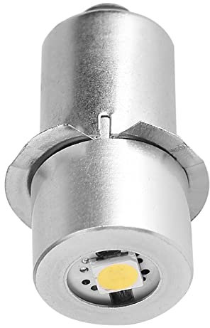 LED Torch Replacement Bulb 1W LED Torch Bulb P13.5S Lamp Holder Design Torch Handheld Torch LED Torch Bulb Flashlight Emergency Work Light(6V)