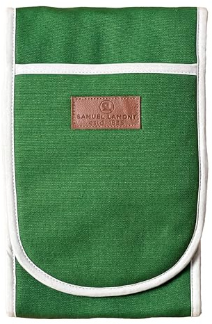 Samuel Lamont Oven Gloves - Premium Heat-Resistant Canvas Oven Gloves for Baking and Cooking | Green | One Size, Honey