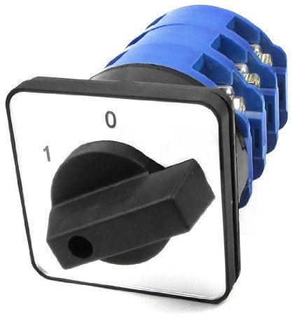 660V 125A Interrupteur combiné universel à came rotative 1-0-2 positions