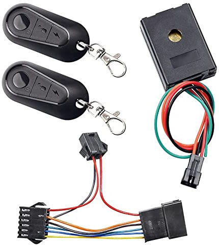 Pqahffowr E-Bike Alarm System 36V 48V 60V 72V with Dual Switch for Electric Bicycle Motorcycle Scooter Brushless Controller