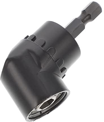 Mikikit Drill Angled Screwdriver Tool Corner Angle Adapter Electric Drill Screwdriver for Spaces